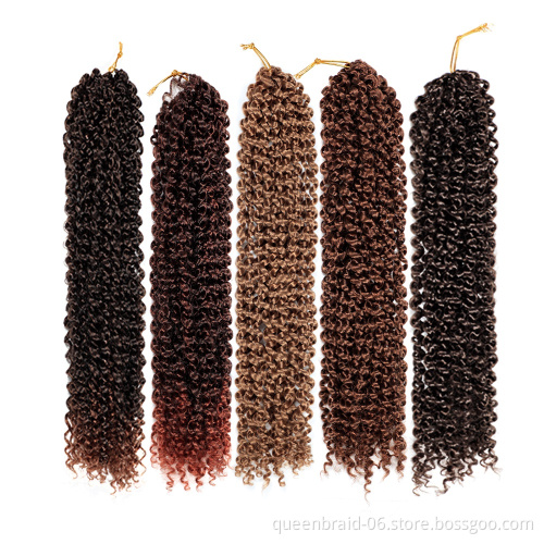 Synthetic Water Wave 22strands 18" Braiding Hair Passion Twist Crochet Hair Extensions Crochet Braids Hair Pre Passion Twist